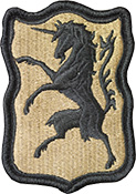 6th Armored Cavalry Regiment OCP Scorpion Shoulder Patch With Velcro